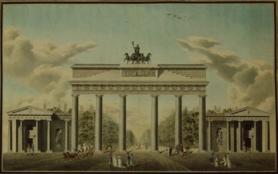 Brandenburg Gate by German School
